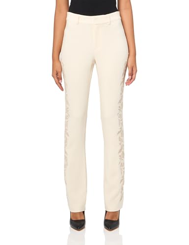 Cinq a Sept Women's Cutout Paisley Embroidered Kerry Pant